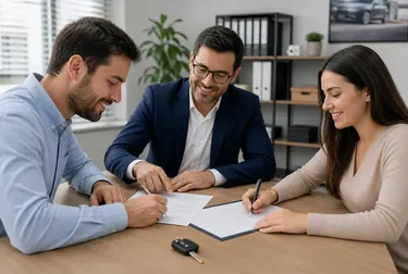 Despachante auxiliando na transferência de veículo em Votorantim.